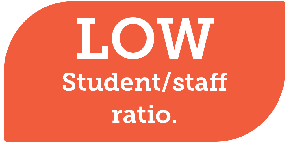 Low Student/Staff Ratio 
