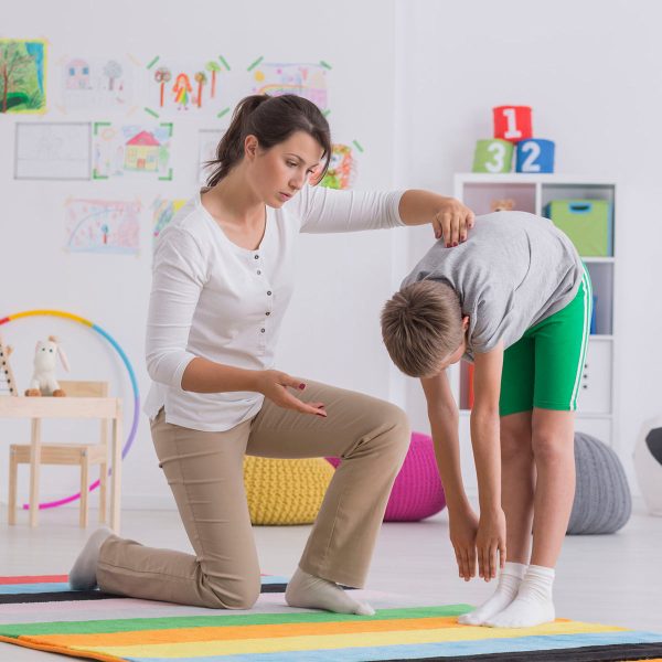 Physical therapy with student
